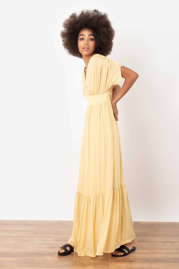 Picture of LONG DRESS WITH PLEATS