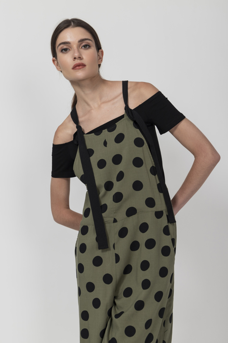 Picture of POLKA DOT DUNGAREES