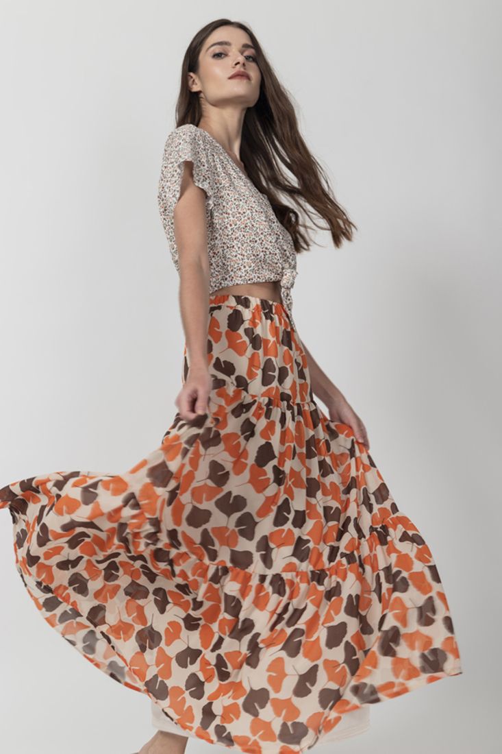 Picture of MAXI PRINTED SKIRT (2)