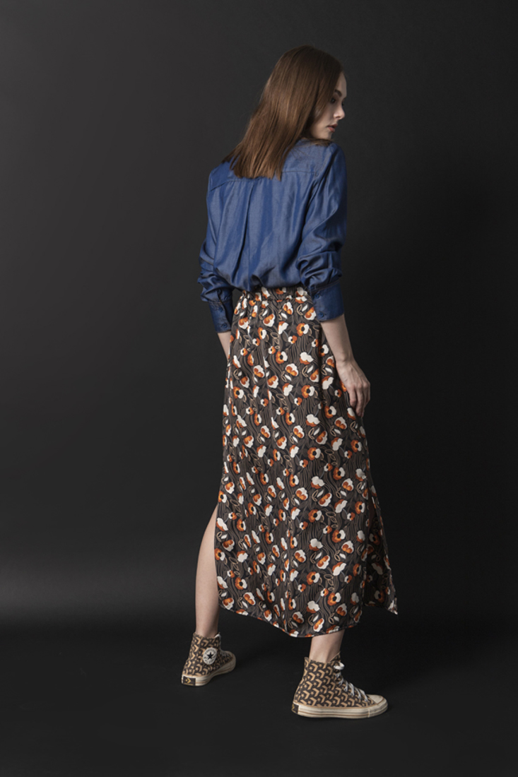 Picture of MIDI PRINTED SKIRT