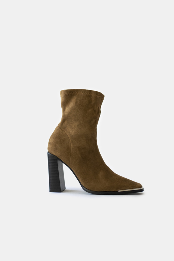 Picture of SUEDE HEELED ANKLE BOOTS (2)