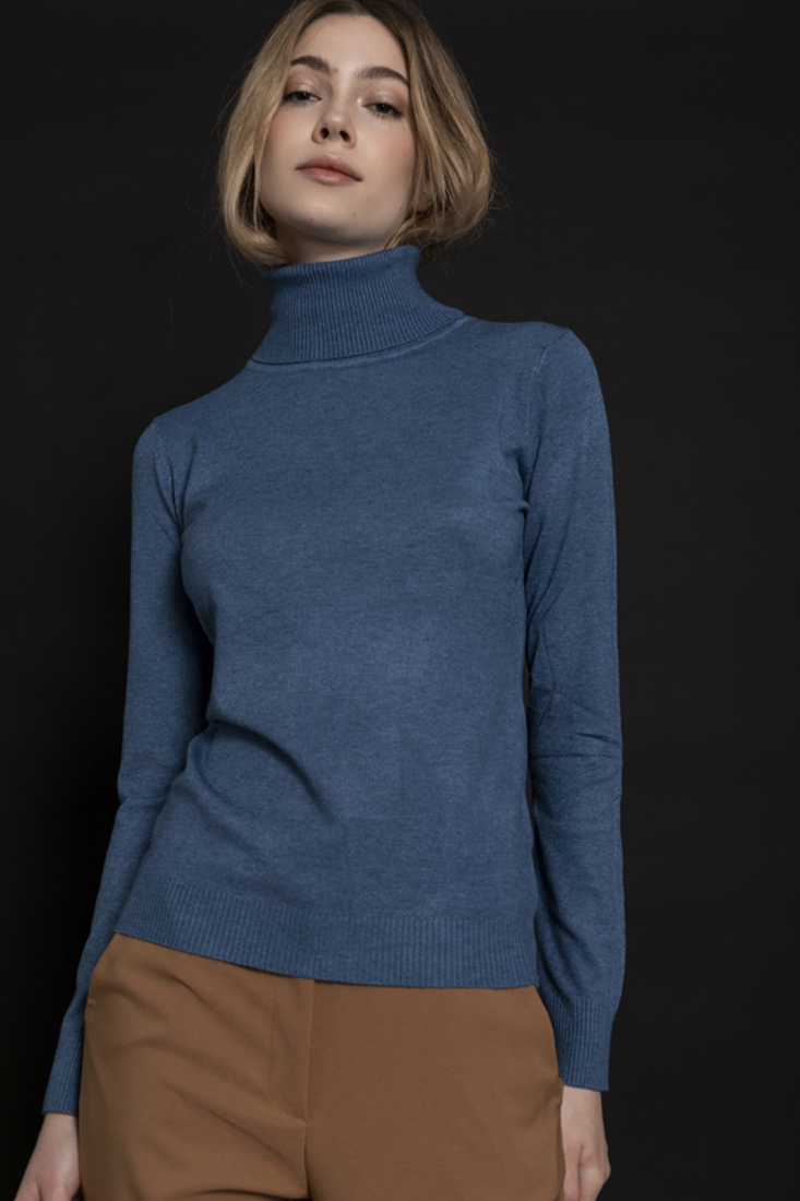 Picture of HIGH NECK KNIT SWEATER (2)