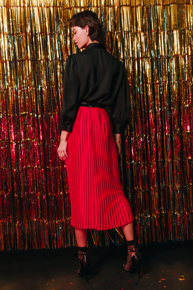 Picture of MIDI PLEATED SKIRT 