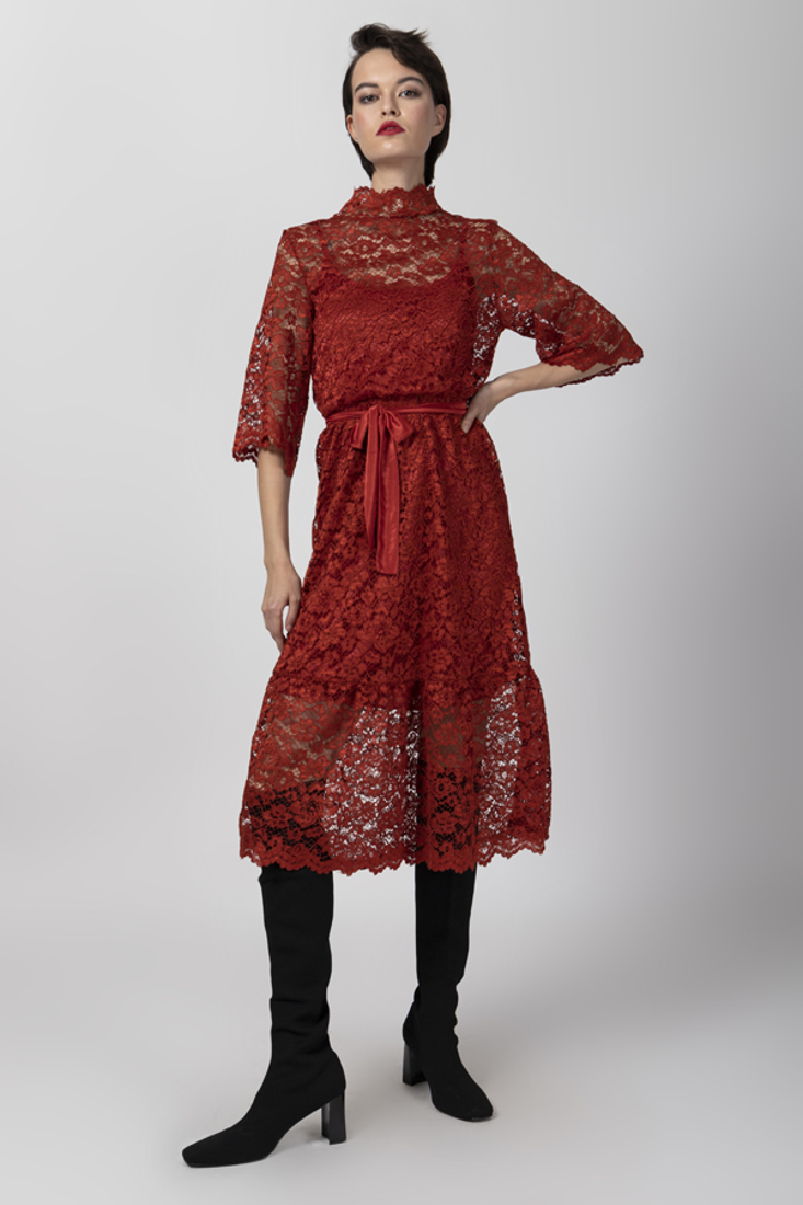 Picture of LACED MIDI DRESS