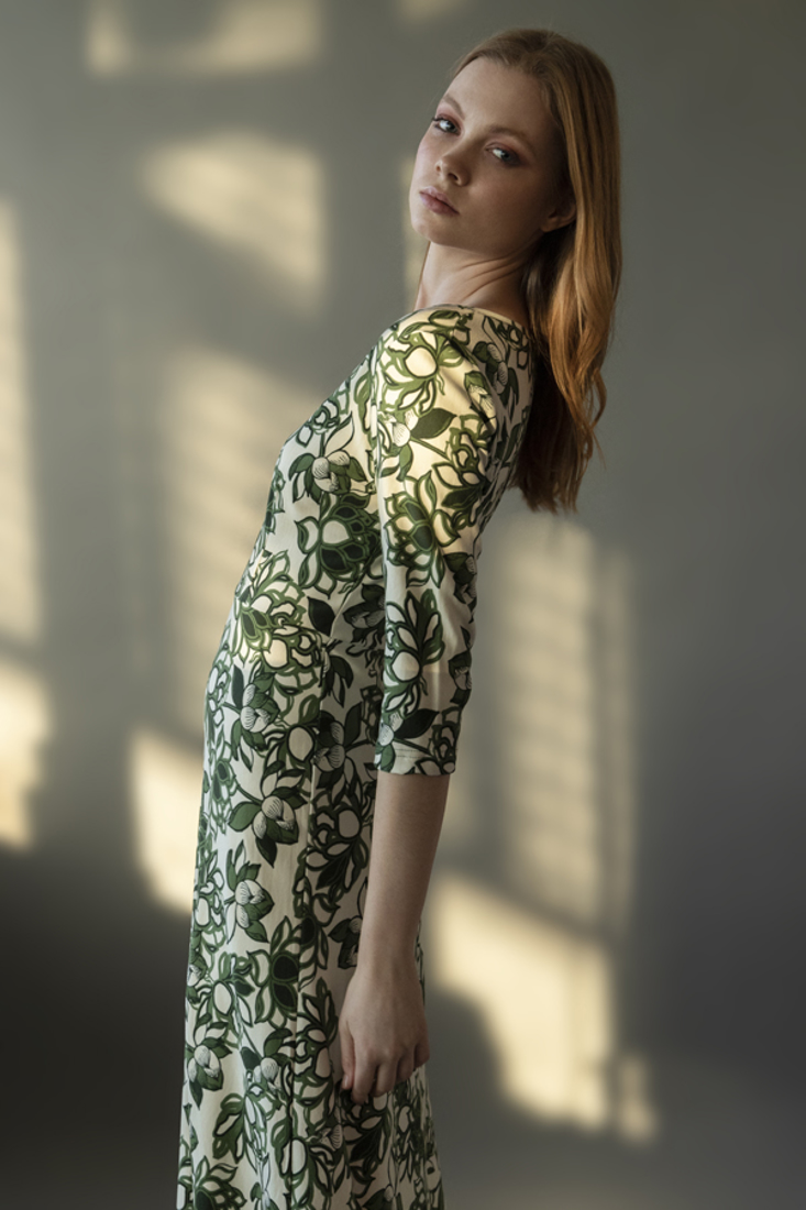 Picture of MIDI PRINTED DRESS