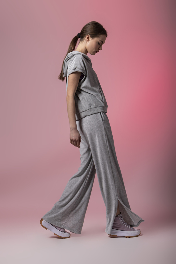 Picture of PLUSH WIDE LEG TROUSERS