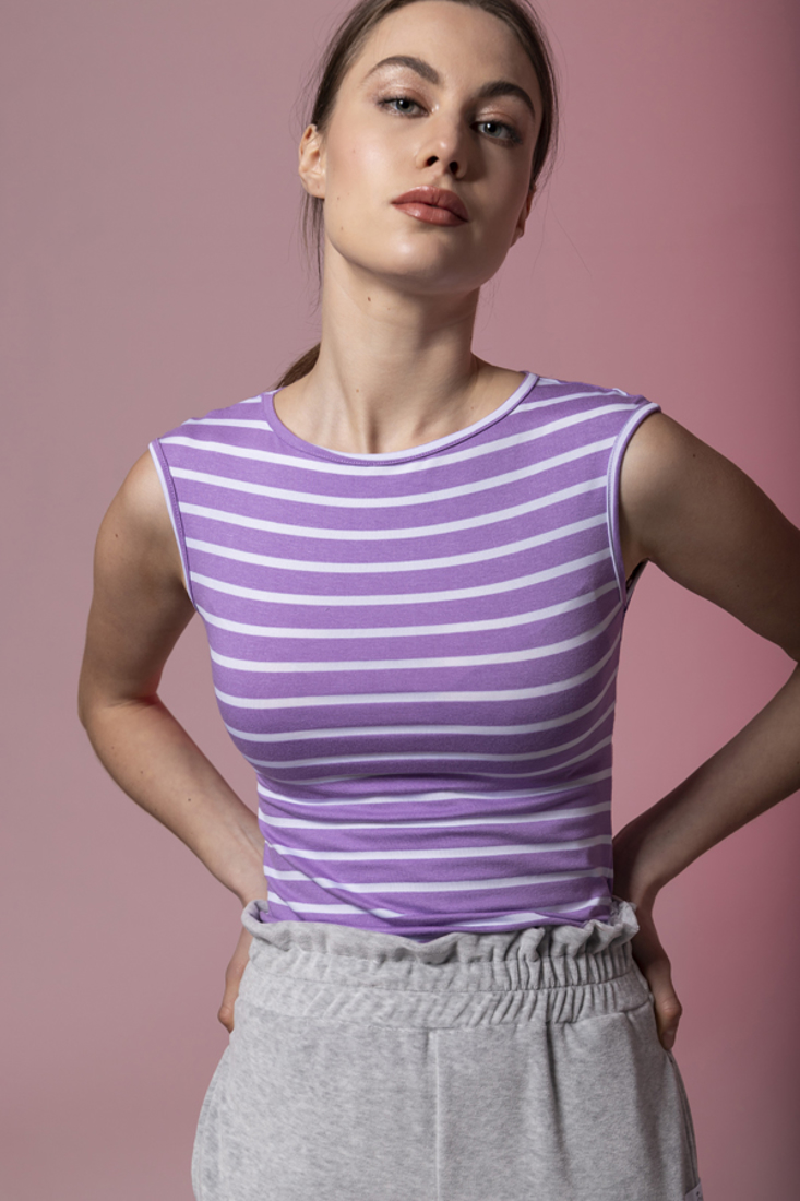 Picture of SLEEVELESS STRIPED TOP
