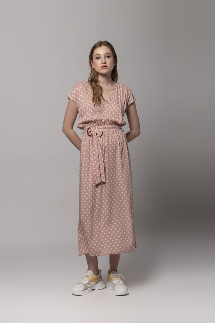 Picture of POLKA DOT LONG DRESS