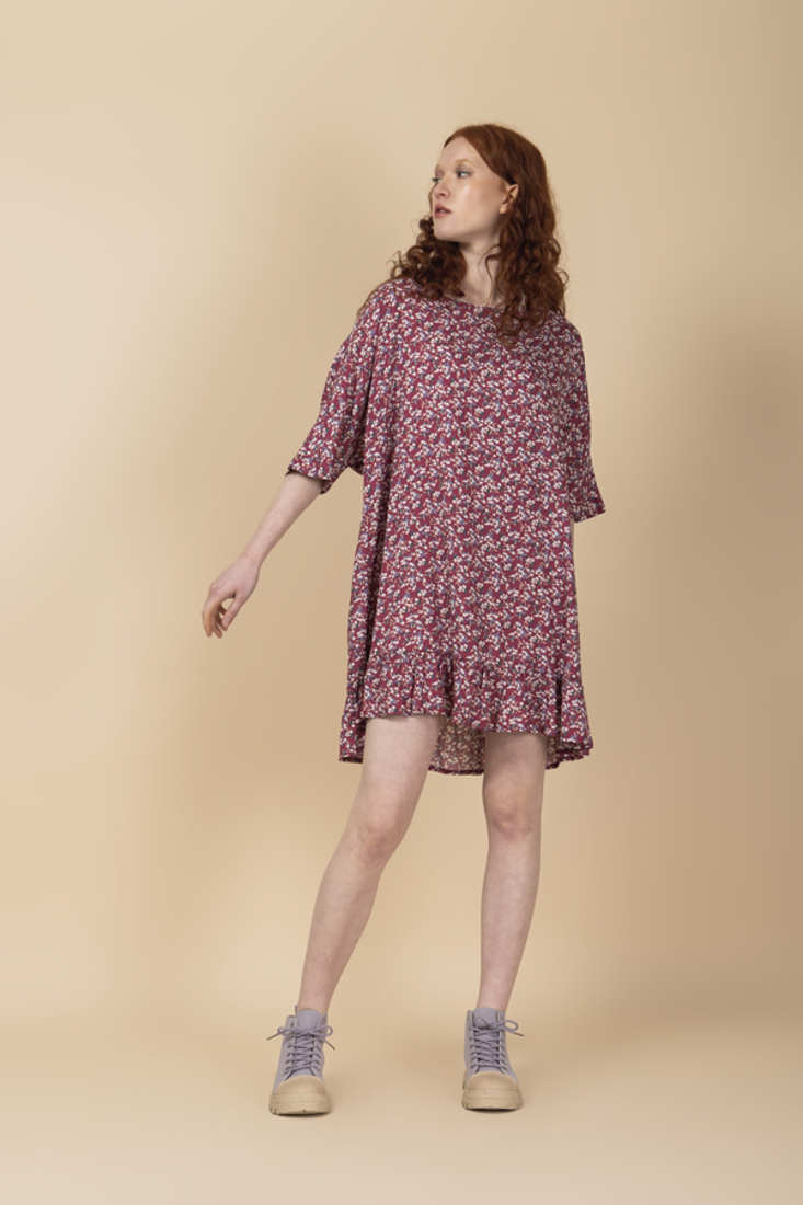 Picture of OVERSIZED FLORAL PRINT DRESS (2)