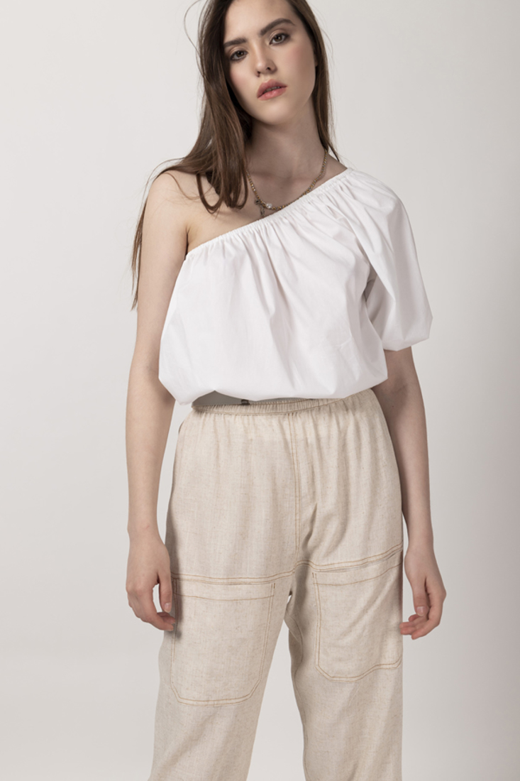 Picture of LINEN BAGGY PANTS (2)