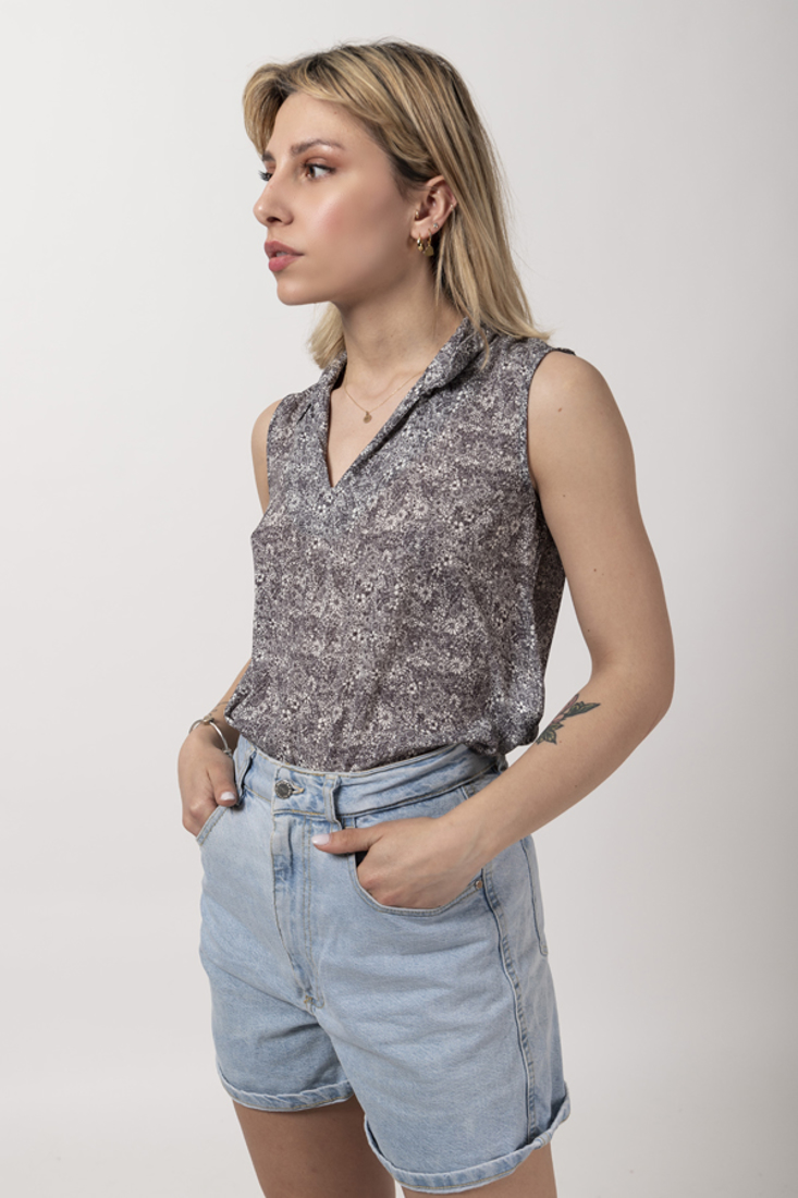 Picture of SLEEVELESS PRINTED TOP