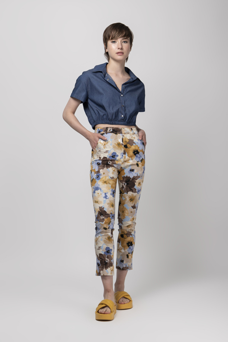 Picture of PRINTED CHINO TROUSERS
