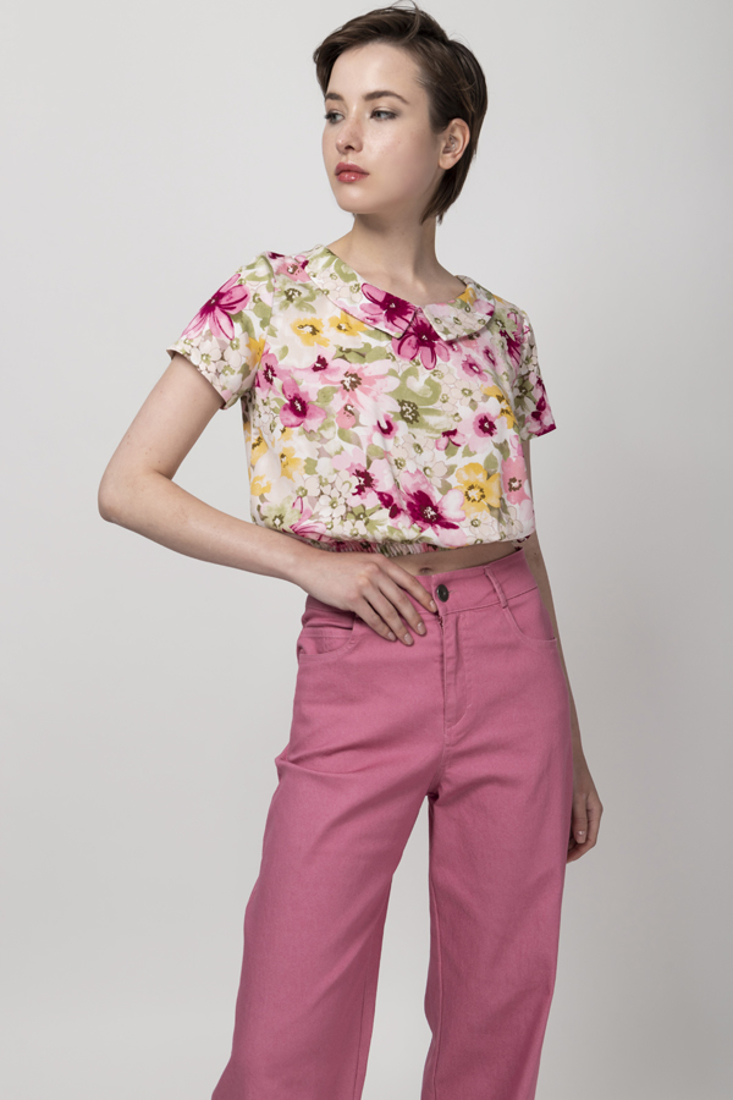 Picture of FLORAL PRINT CROP TOP (2)