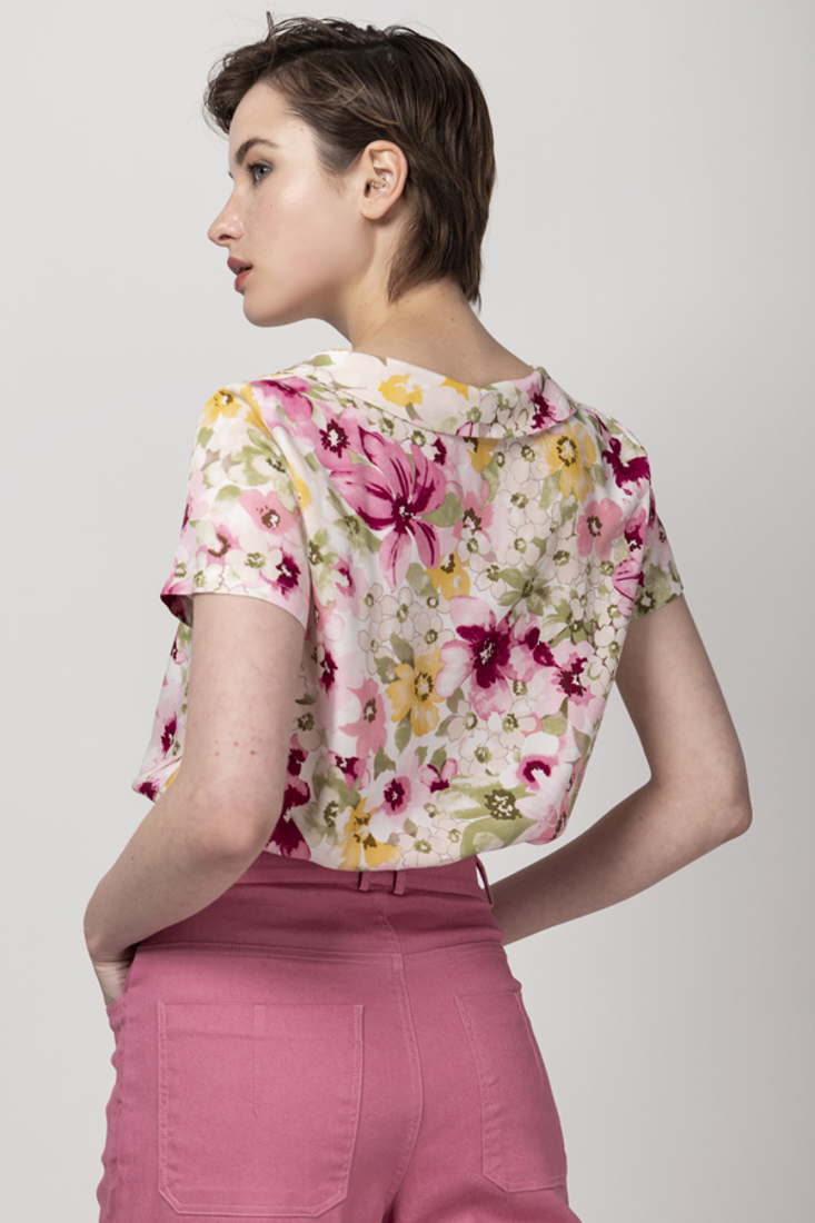 Picture of FLORAL PRINT CROP TOP