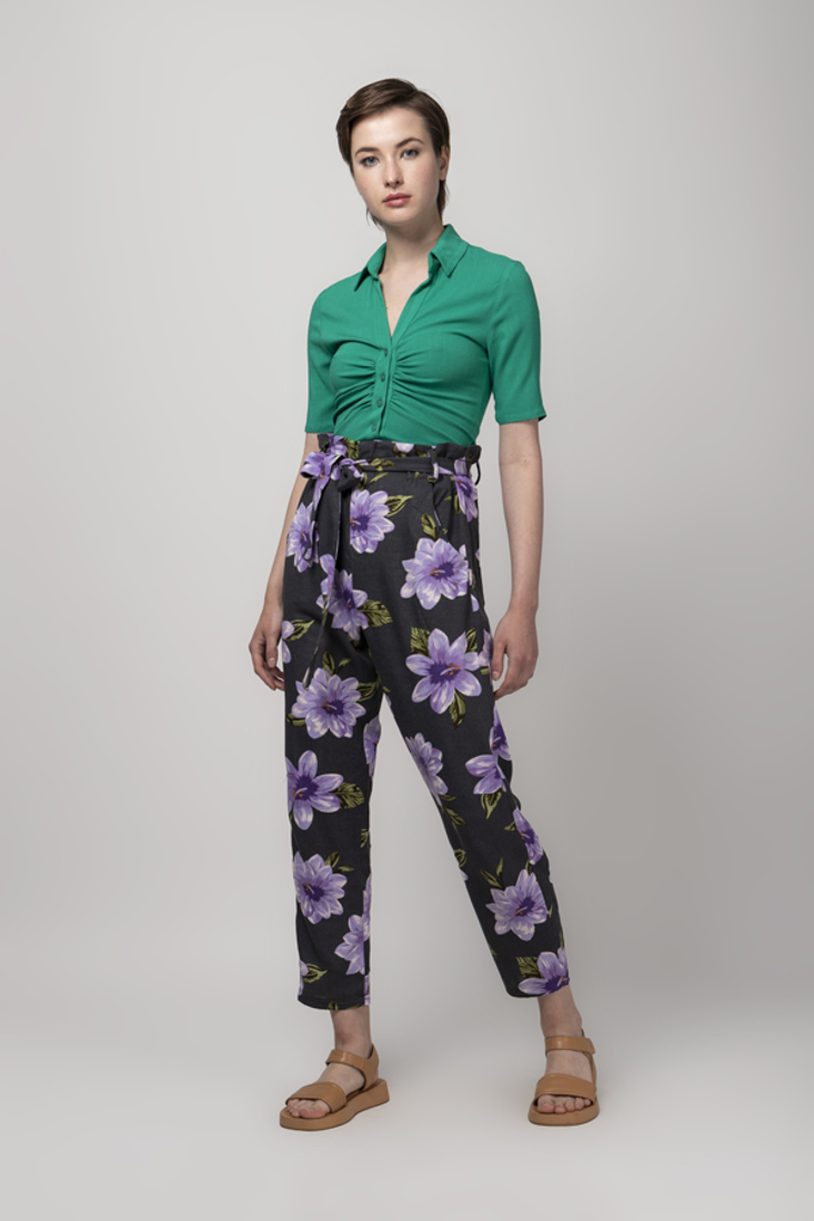 Picture of FLORAL PRINT TROUSERS