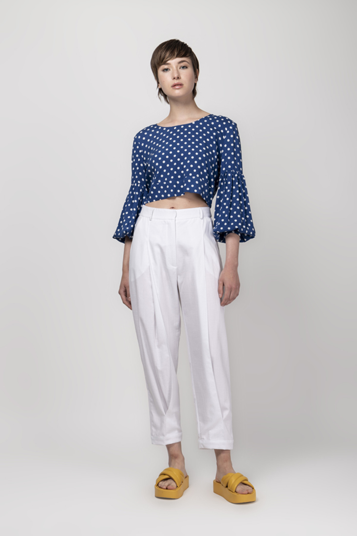 Picture of TROUSERS WITH FRONT PLEAT