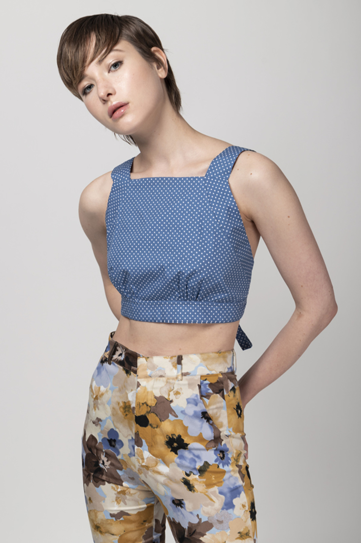 Picture of POLKA DOT CROP TOP
