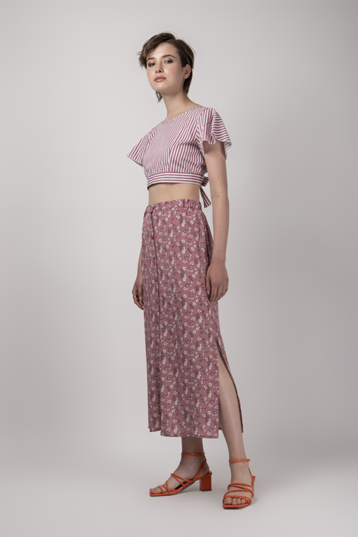 Picture of FLORAL MIDI SKIRT (2)