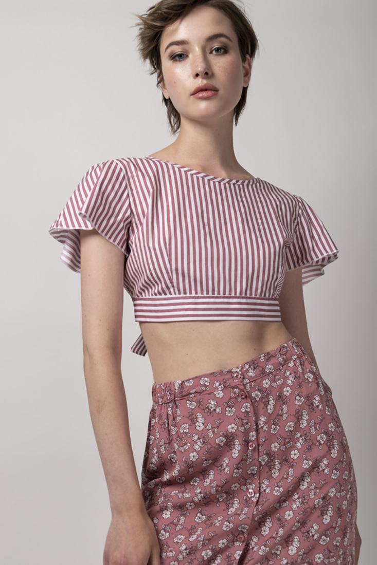 Picture of STRIPED CROP TOP