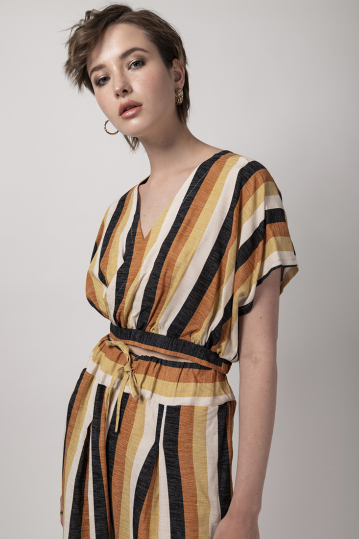 Picture of WRAP STRIPED TOP