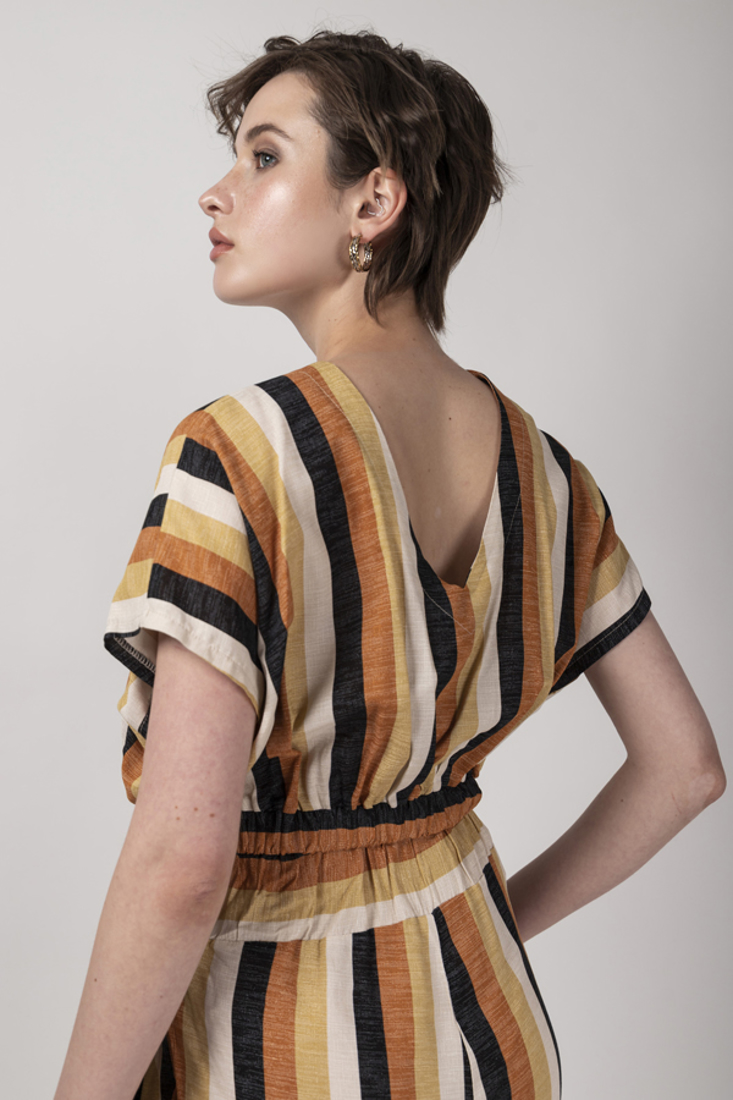 Picture of WRAP STRIPED TOP