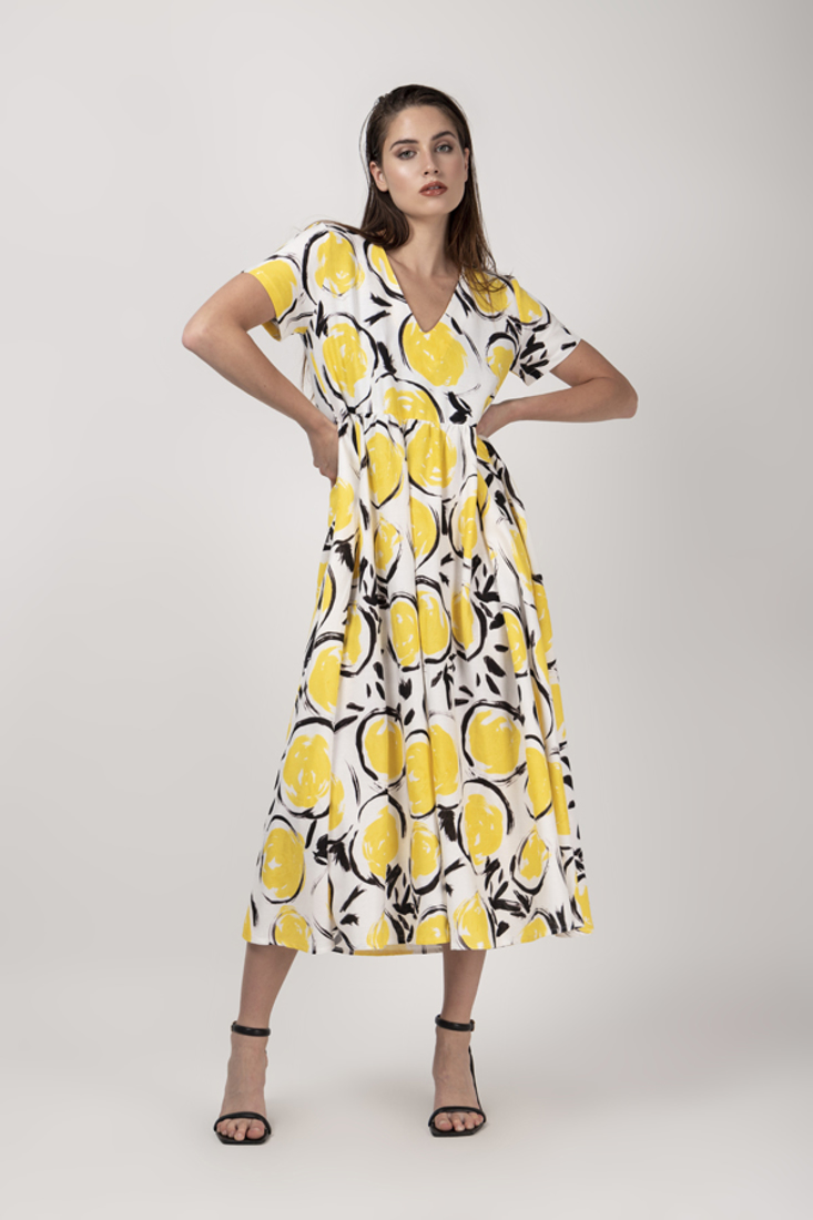 Picture of LINEN PRINTED DRESS (2)