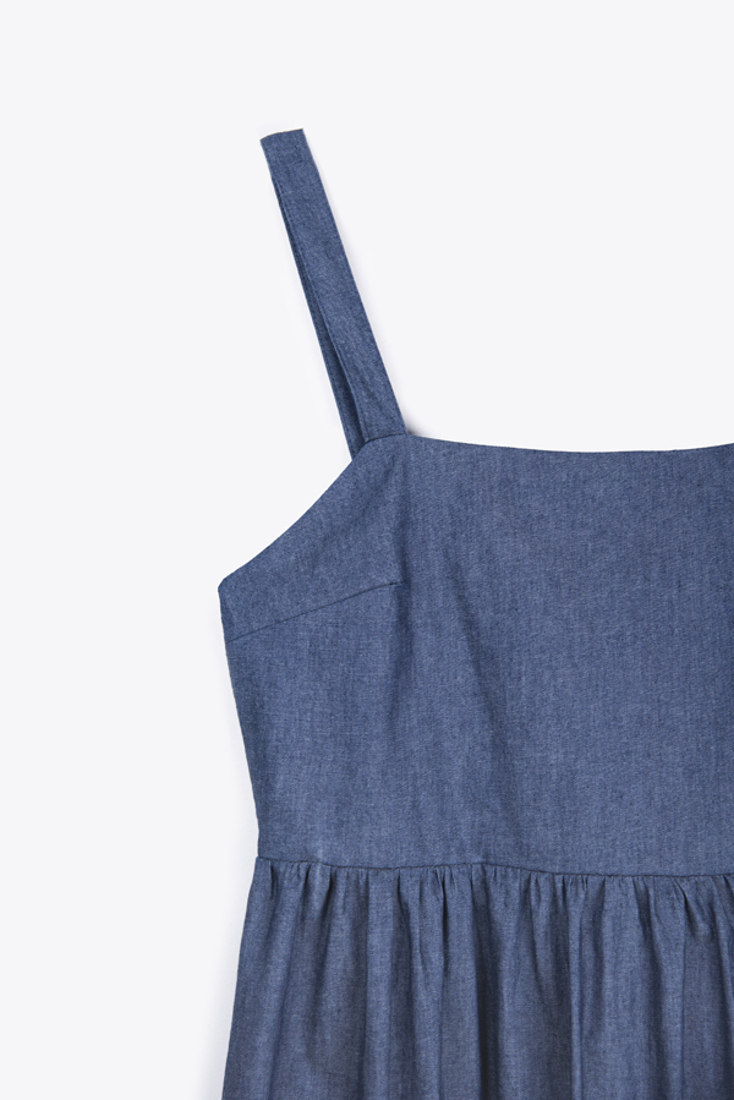 Picture of DENIM PINAFORE DRESS