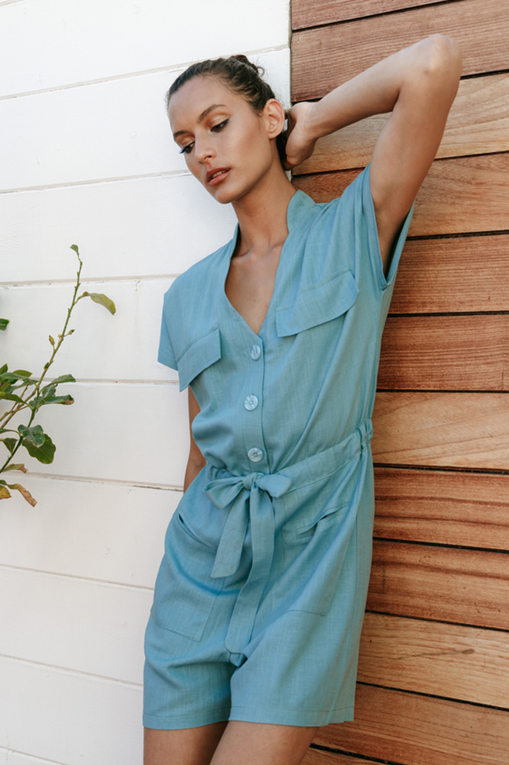 Picture of LINEN PLAYSUIT