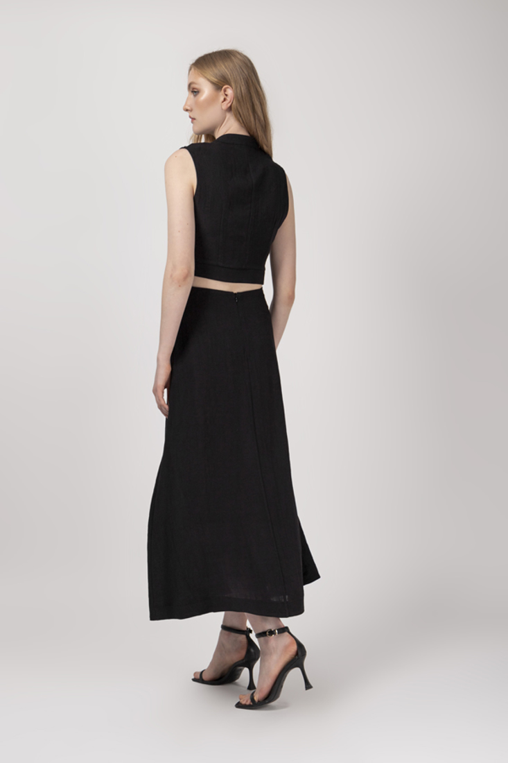 Picture of LINEN WRAP SKIRT
