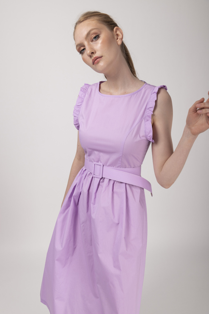 Picture of SLEEVELESS DRESS WITH FRILLS