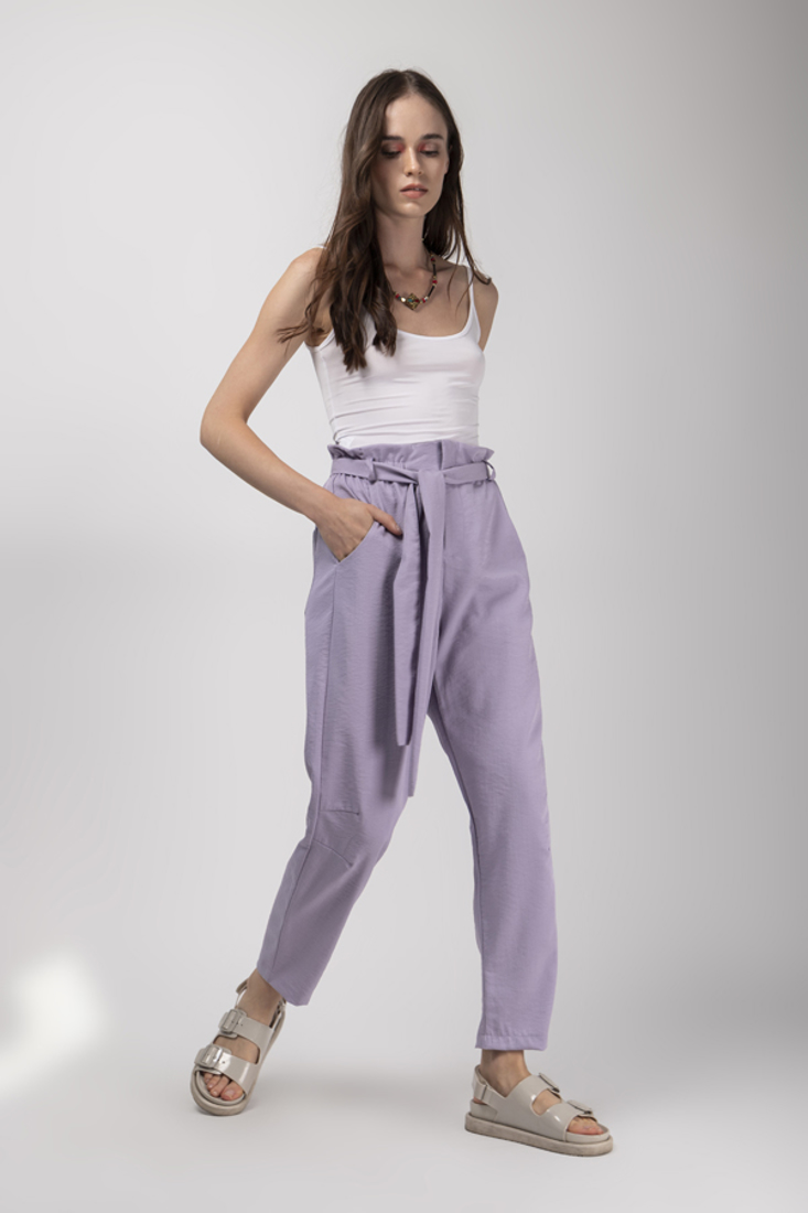 Picture of HIGH WAISTED LINEN PANTS (2)