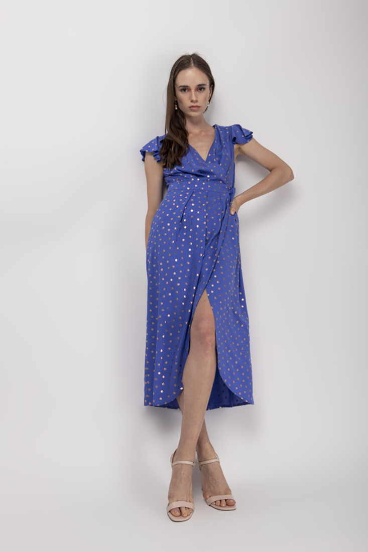 Picture of POLKA DOT WRAP DRESS
