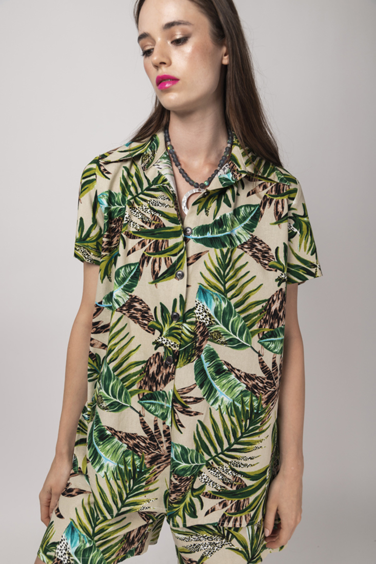 Picture of LINEN PRINTED SHIRT