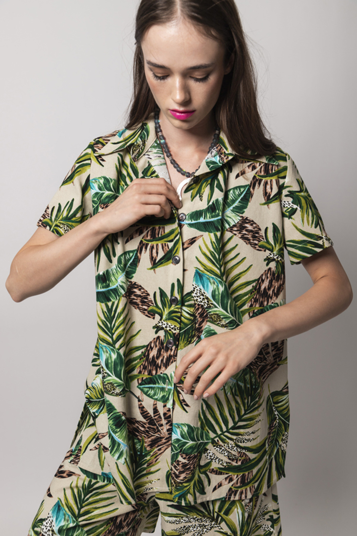 Picture of LINEN PRINTED SHIRT