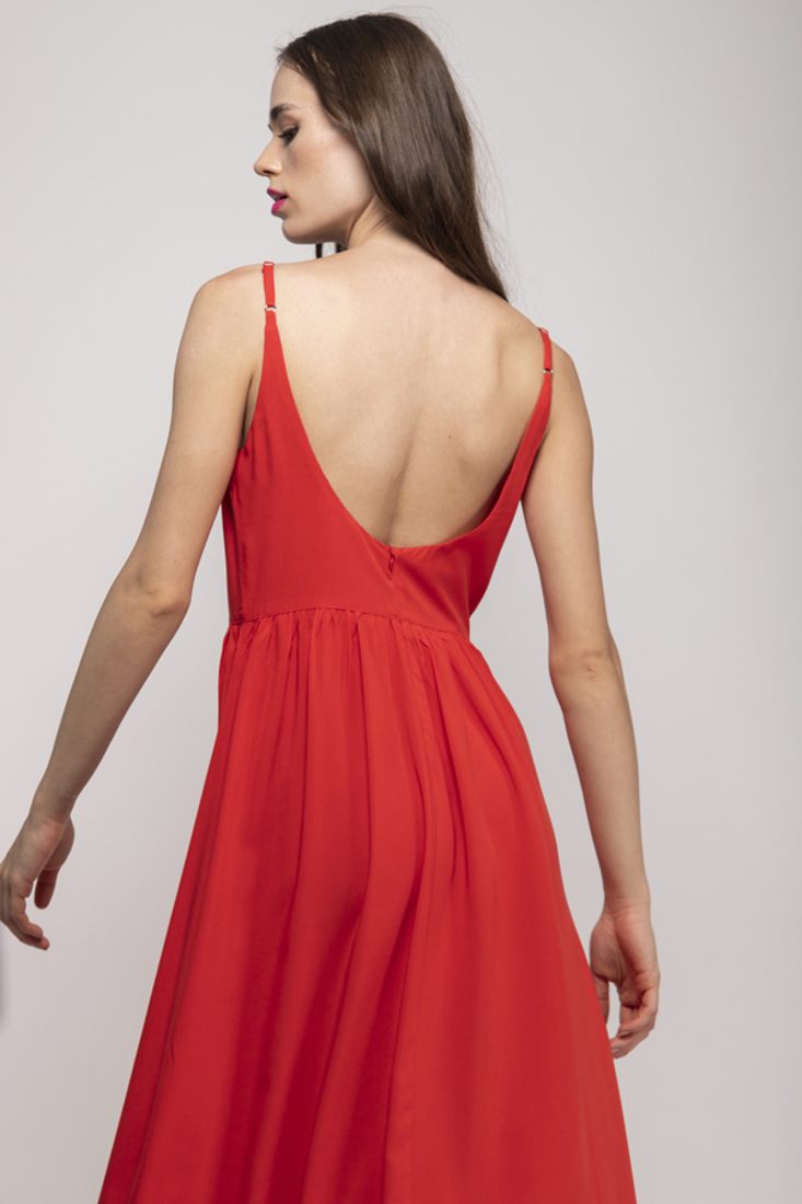 Picture of STRAPPY LONG DRESS WITH OPEN BACK