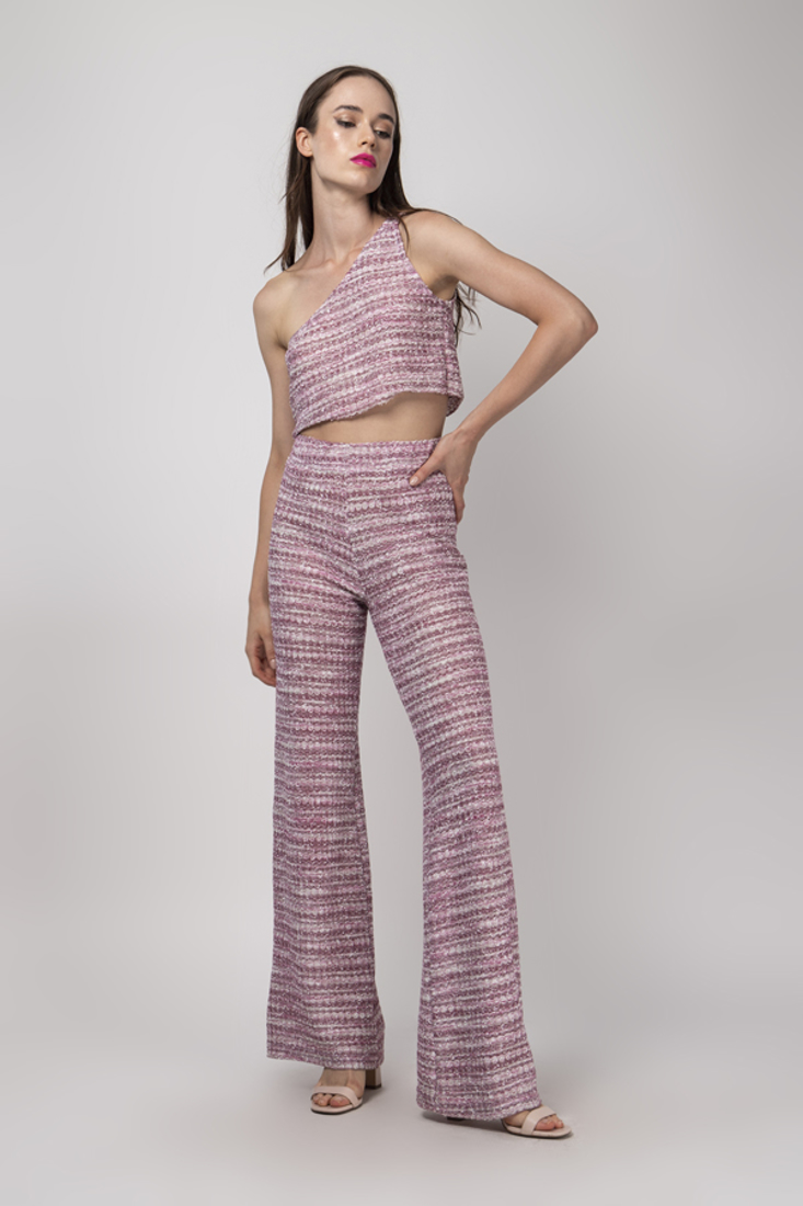 Picture of KNIT FLARED TROUSERS (2)