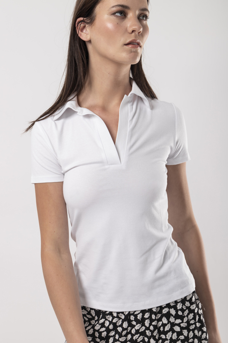 Picture of T-SHIRT WITH V NECK