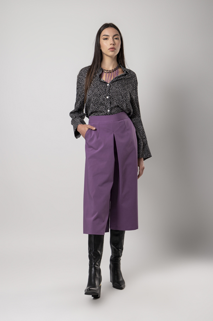 Picture of CULLOTTE PANTS WITH HIDDEN PLEAT (2)