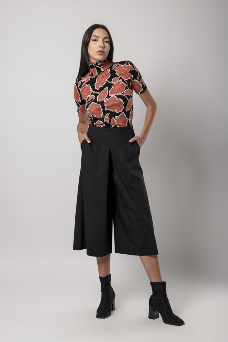 Picture of CULLOTTE PANTS WITH HIDDEN PLEAT