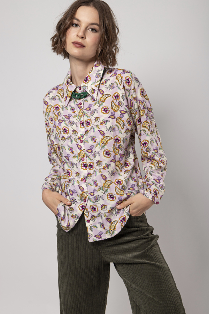 Picture of PRINTED SHIRT WITH PLEAT (2)