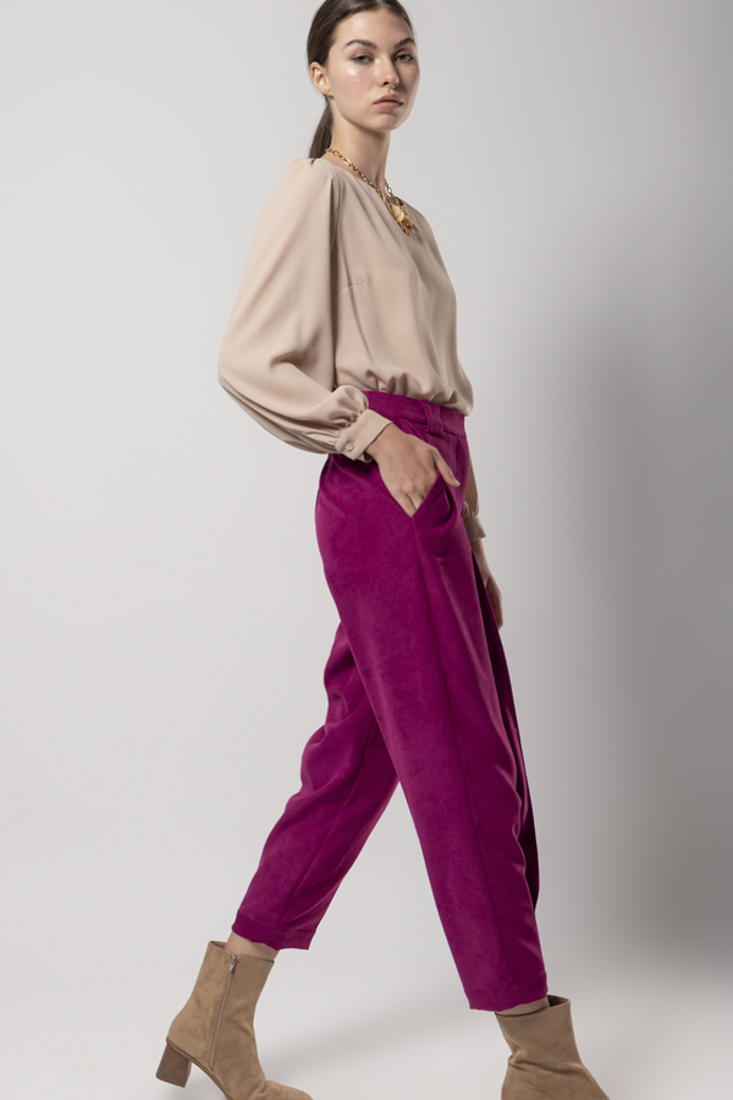 Picture of TROUSERS WITH HIDDEN PLEAT