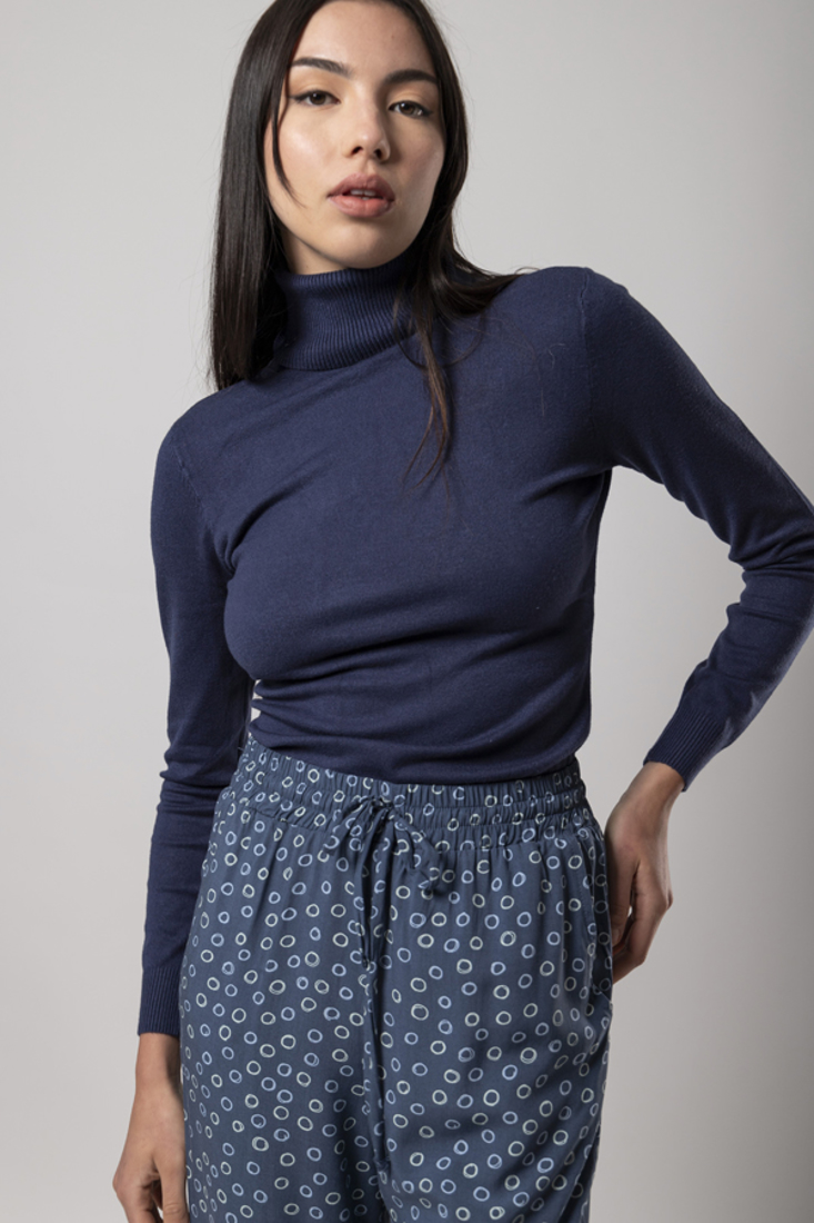 Picture of TURTLENECK KNIT BLOUSE