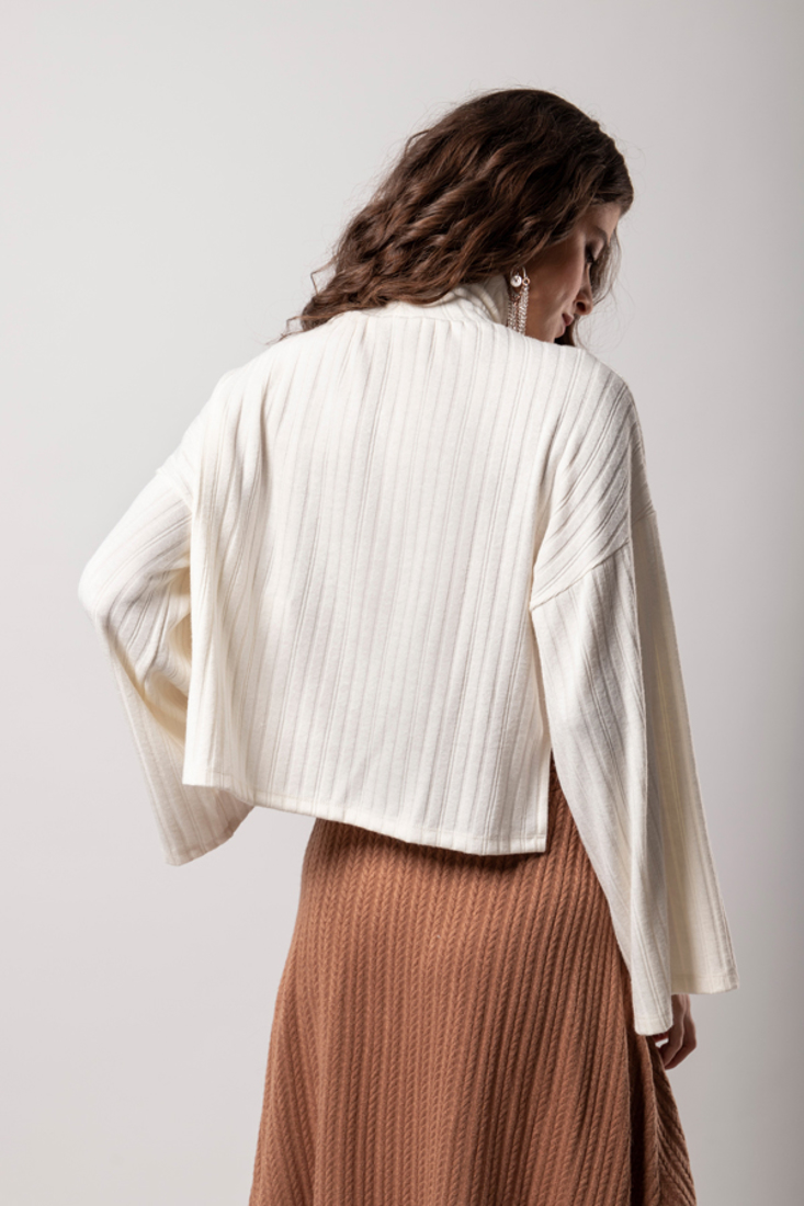 Picture of TURTLENECK RIB BLOUSE