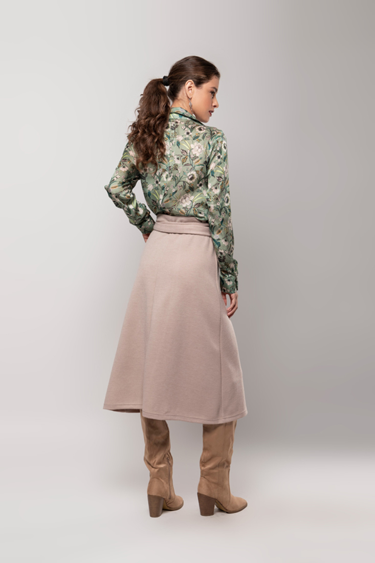 Picture of MIDI WRAP SKIRT
