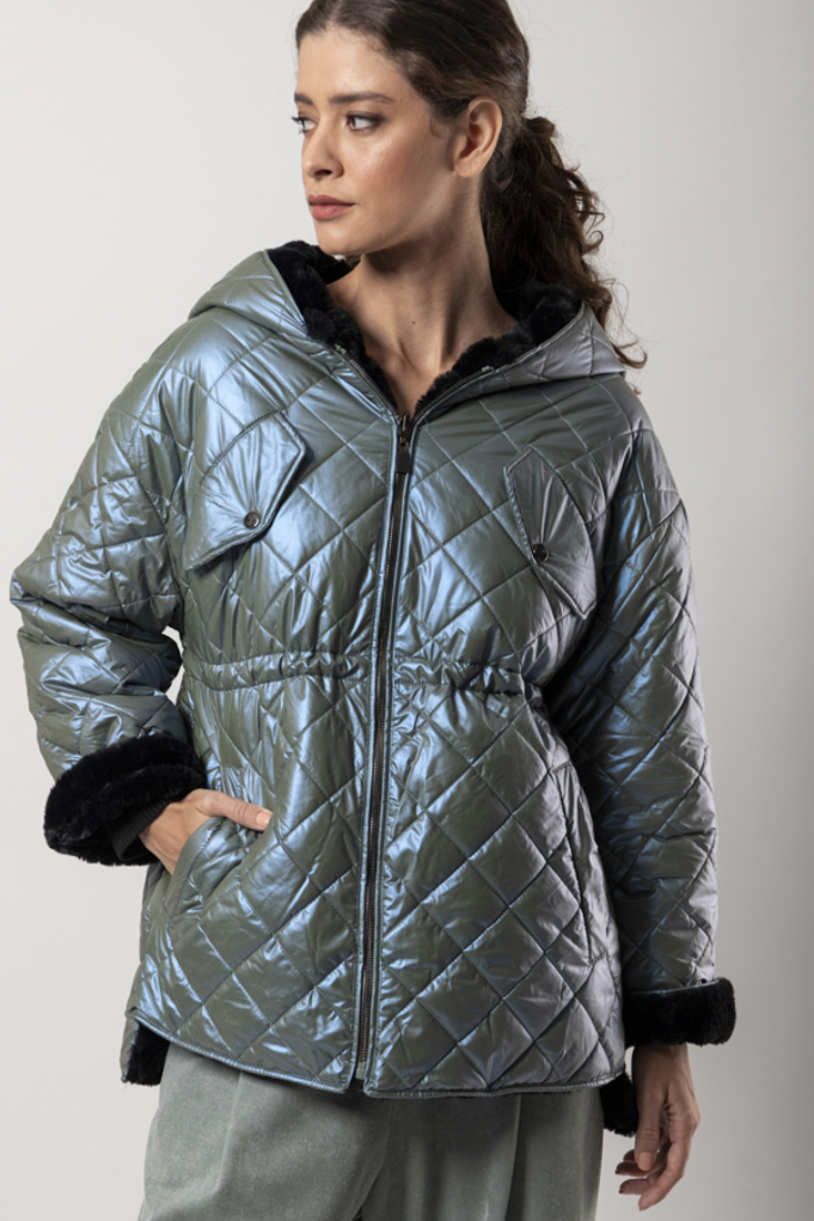 Picture of DOUBLE FACED PUFFER JACKET (2)