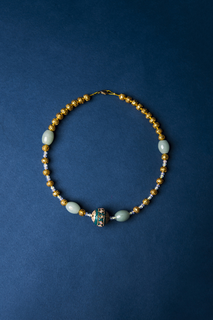 Picture of NECKLACE WITH ADVENTURINE STONE (2)