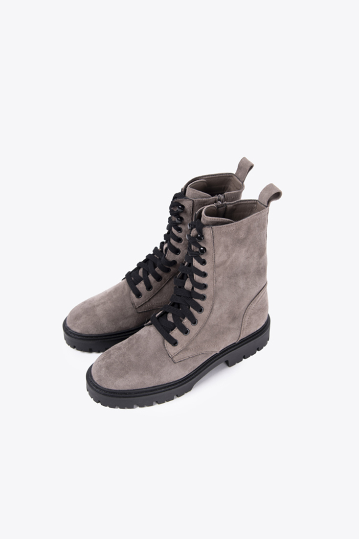 Picture of LACE-UP SUEDE ANKLE BOOTS
