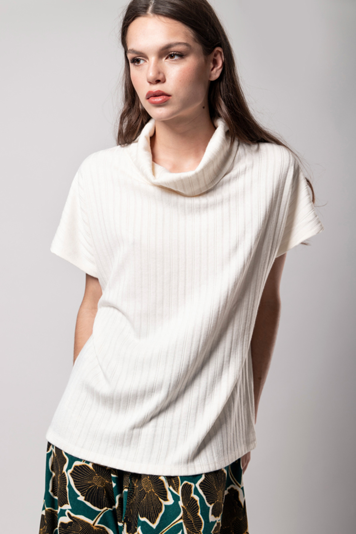 Picture of KNIT RIB BLOUSE