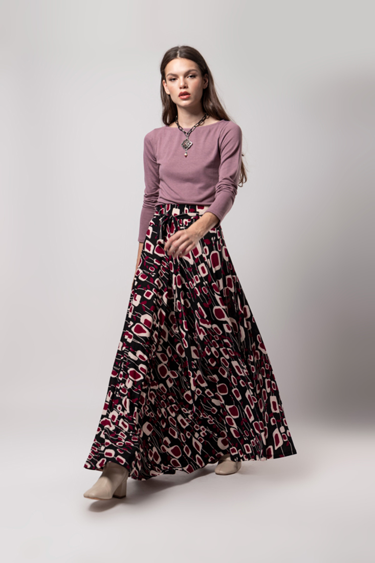 Picture of LONG PRINTED SKIRT