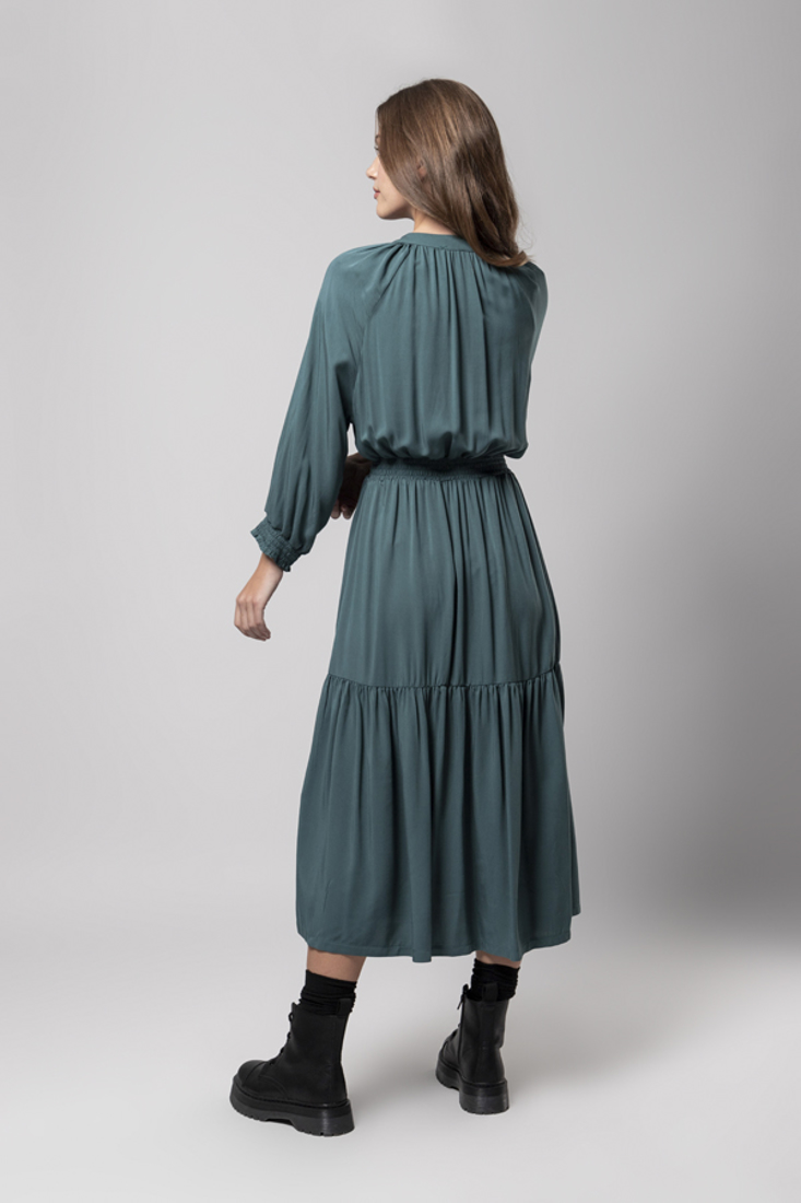 Picture of LONG DRESS WITH ELASTIC WAISTBAND